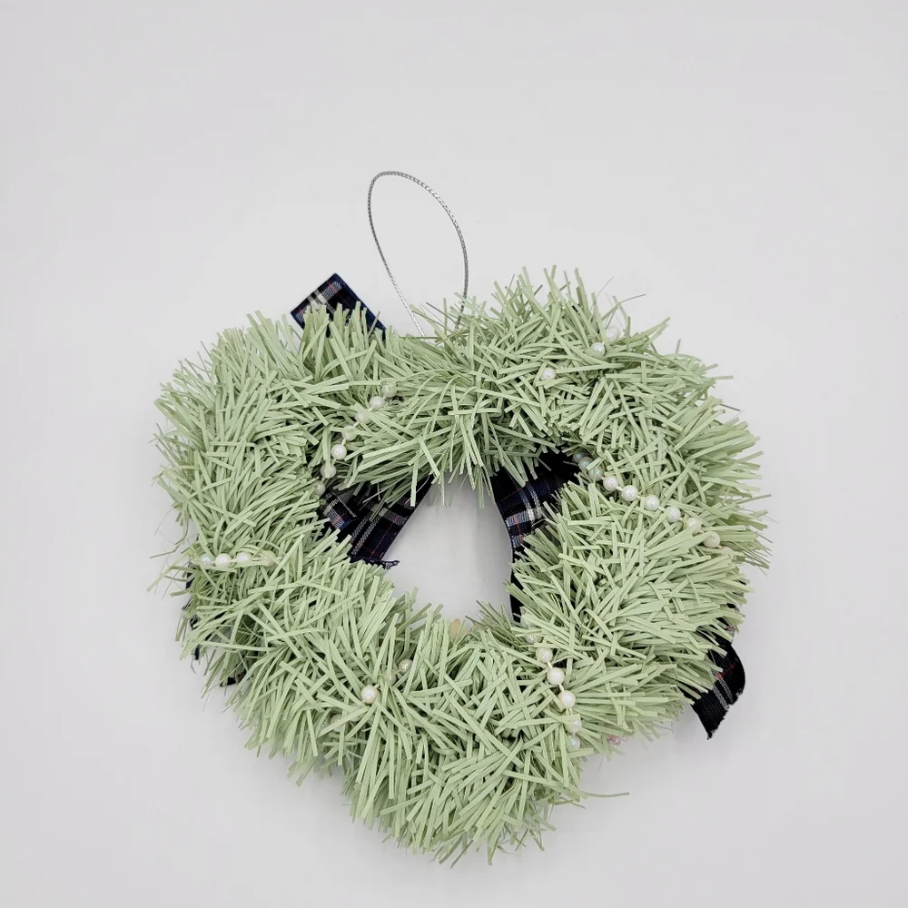 Hello Kitty Heart Wreath Christmas Ornament Sanrio 3 Blue‎ Hello Kitties Vintage